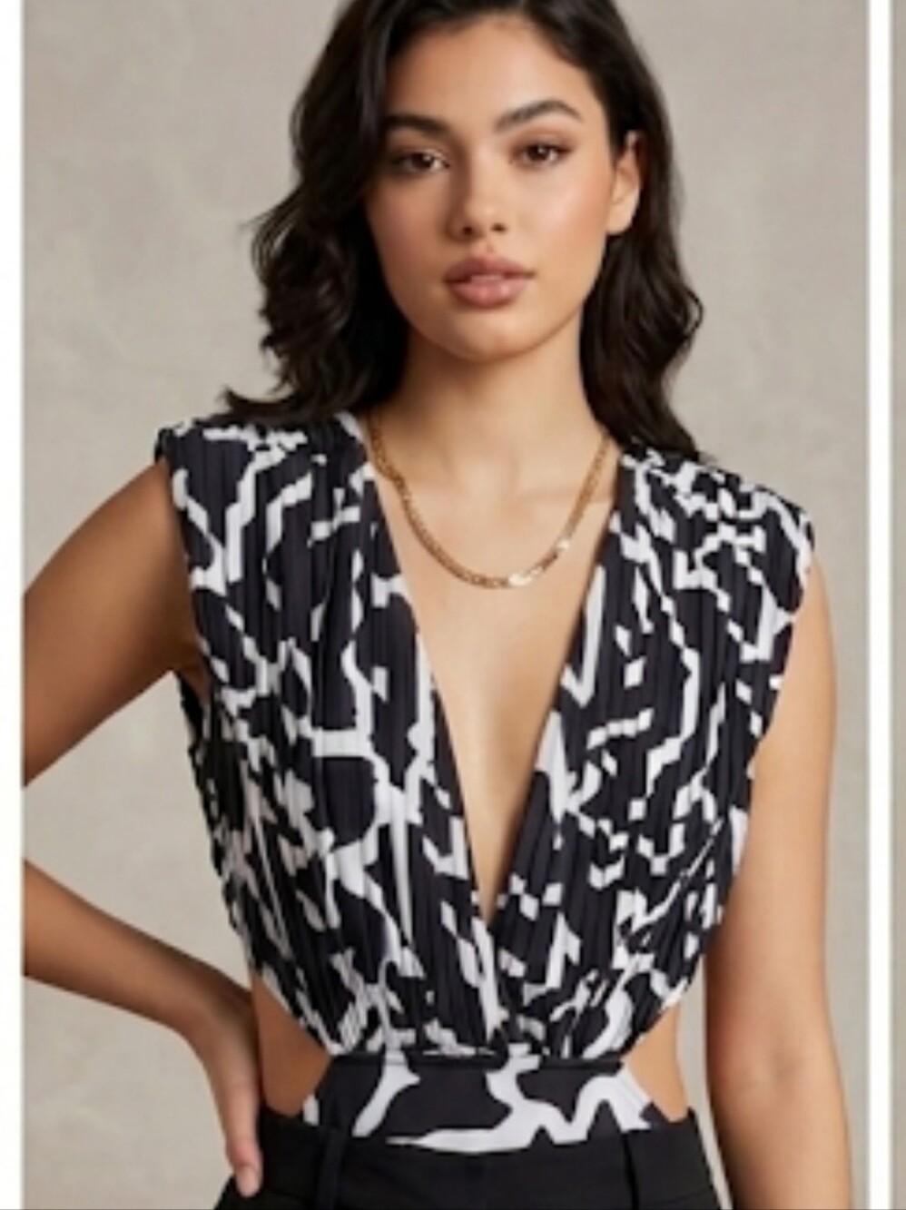 Black & White Patterned Bodysuits